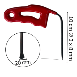 10 cm 3.8 mm Çap Büyük Ağız Balina Kuyruk Çubuk - S15-01