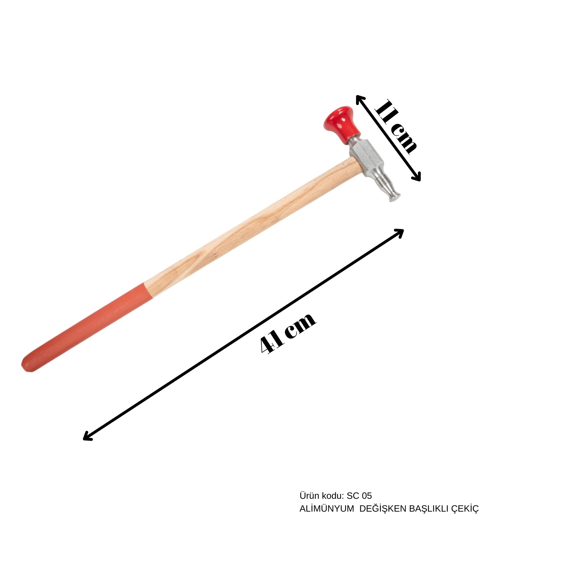 Alüminyum Değişken Başlıklı Çekiç