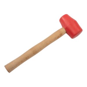 31 cm Tahta Saplı Kauçuk Başlıklı Büyük Boy Tokmak, Boyasız Göçük Düzeltme Tokmağı, PDR Tokmak - SC-12